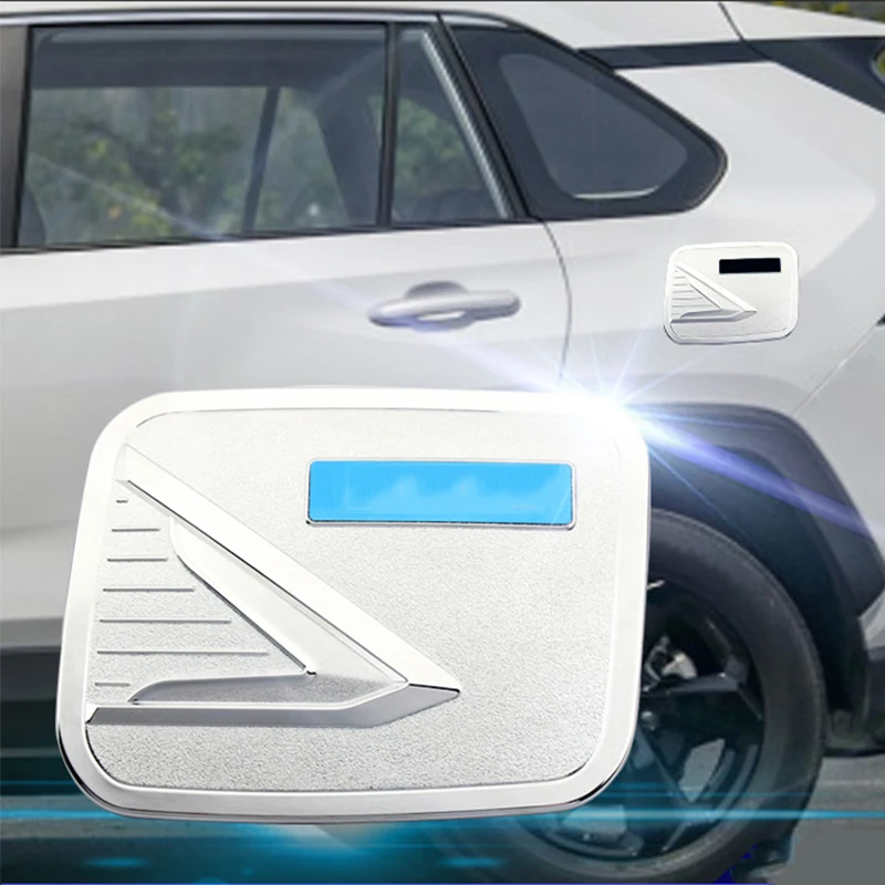 Крышка топливного бака для Toyota RAV4 RAV 4 2019 2020 хромированная зеркальная крышка