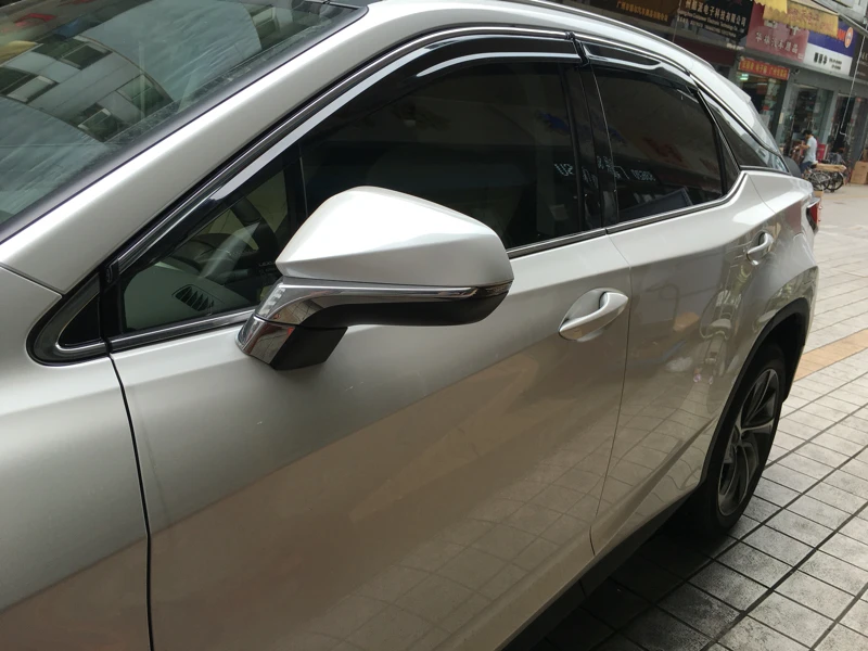 

for lexus NX200/300 2015-2020 ABS Plastic Exterior Window Visors Awnings Rain Sun Deflector Guard Vent Cover Car styling