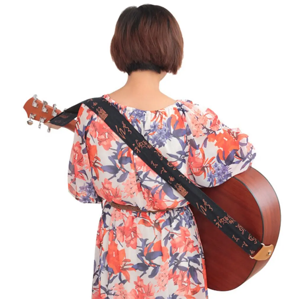 Gs 81 кожаный ремешок для гитары Электрический басовый Расширенный толстый