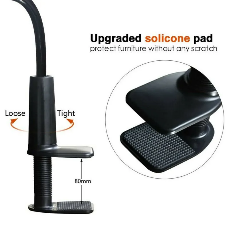 Гибкий ленивый кронштейн подставка для мобильного телефона пластиковый