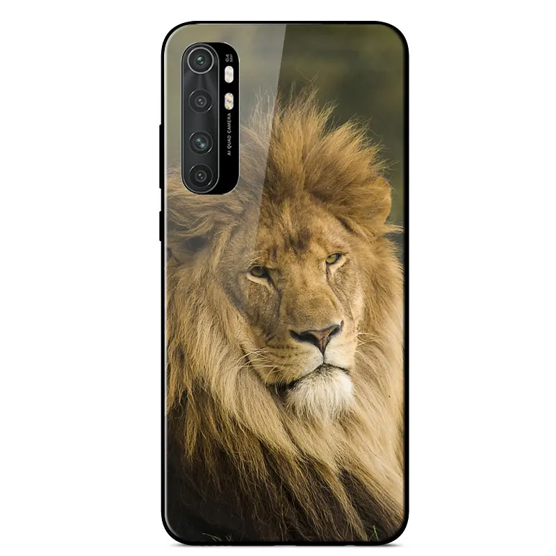 

For Xiaomi Mi Note 10 Lite Case Fashion Tempered Glass Case For Xiaomi Mi Note 10 Lite Note 10 Pro Luxury Painted Phone Cover