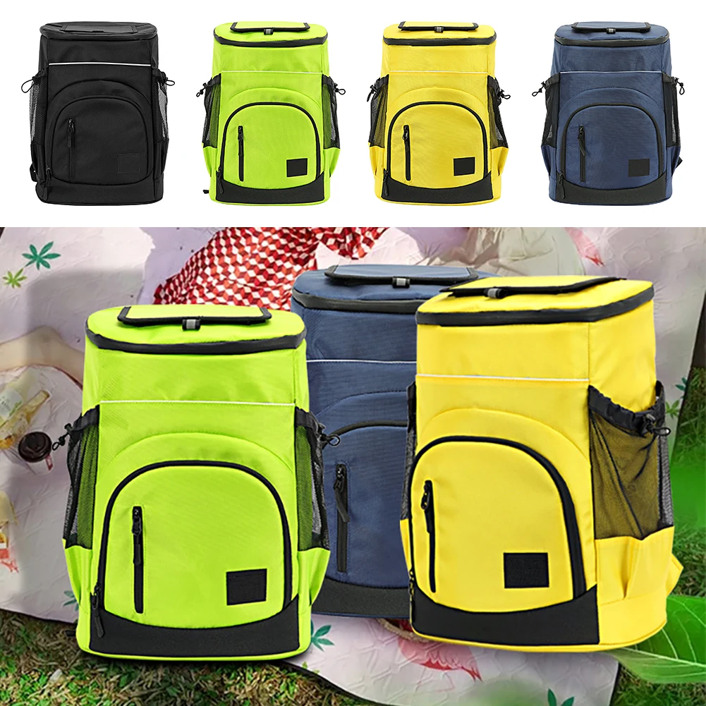 30l hiking insulated with mesh bag outdoor picnic large capacity cooler backpack waterproof leakproof wear resistant beach free global shipping