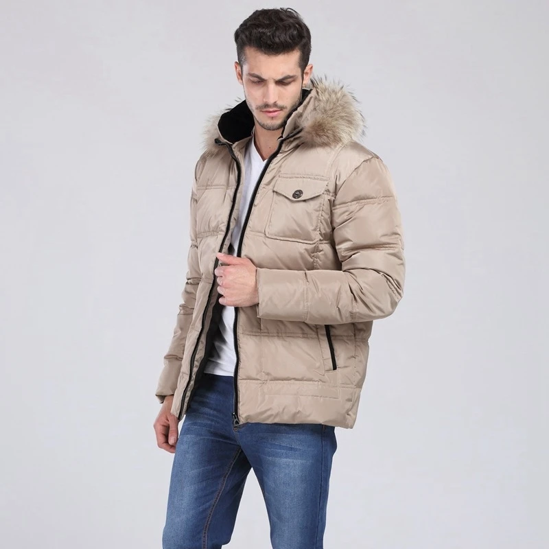Are new men's big yards to wear down warm fur collar with fertilizer increased fat leisure jacket 8XL 7XL 6XL 5XL 4XL 3XL | Мужская