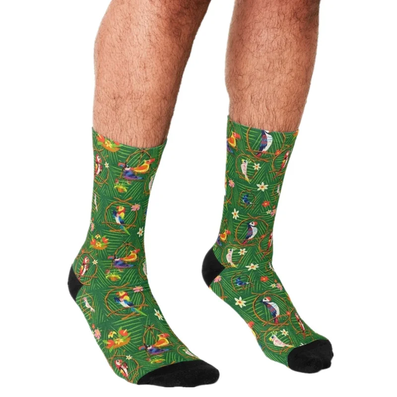

2021 Funny Socks Men harajuku David the Gnome Printed Happy hip hop Men Socks Novelty Skateboard Crew Casual Crazy Socks