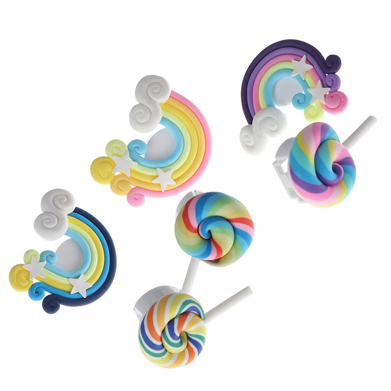 Новый 1 шт. автомобильный Стайлинг леденец и Радуга воздушный выход орнамент авто