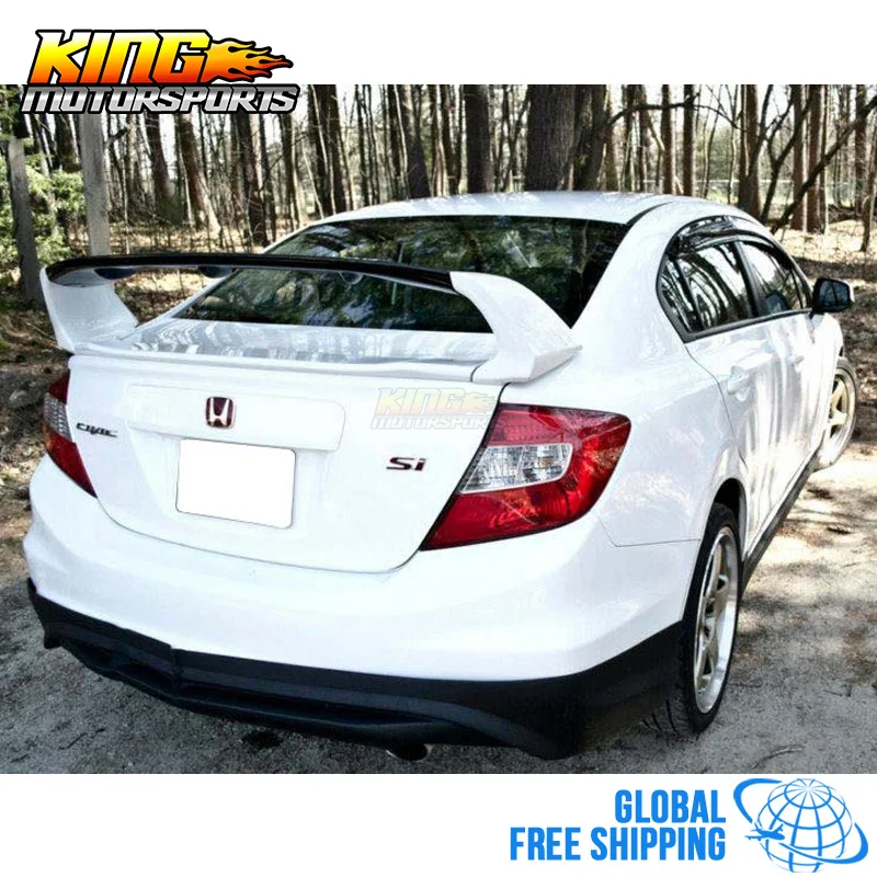 Спойлер для багажника из АБС-пластика подходит 12-15 Civic Mugen style окрашенный