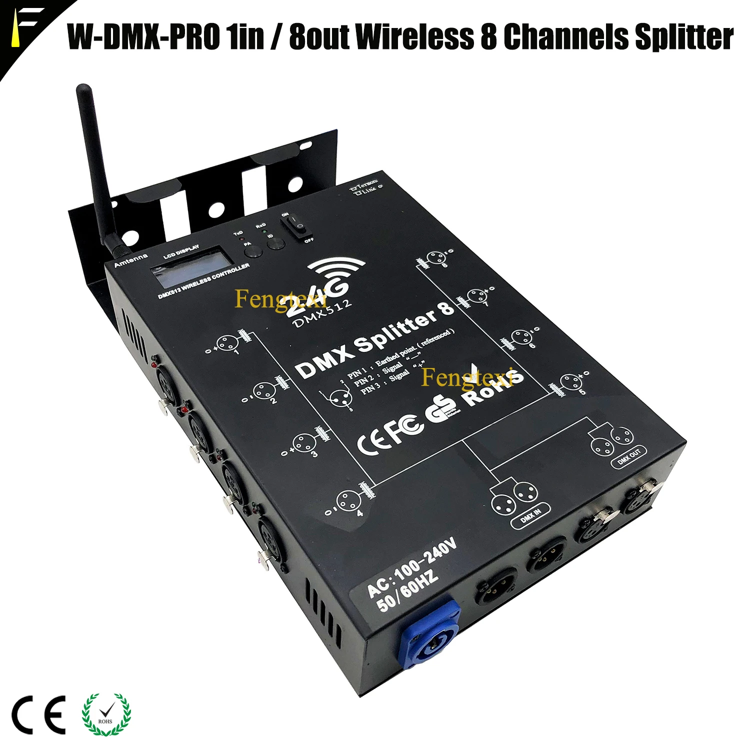 Сплиттер DMX512 с усилителем сигнала 2 4 ГГц|Эффект освещения сцены| |