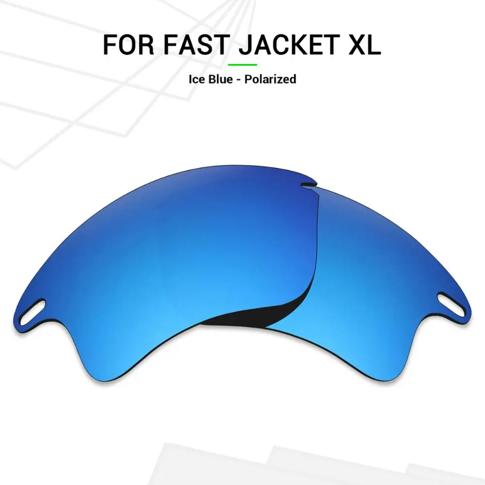 Поляризованные Сменные линзы Mryok для солнцезащитных очков Oakley Fast Jacket XL Ice Blue |