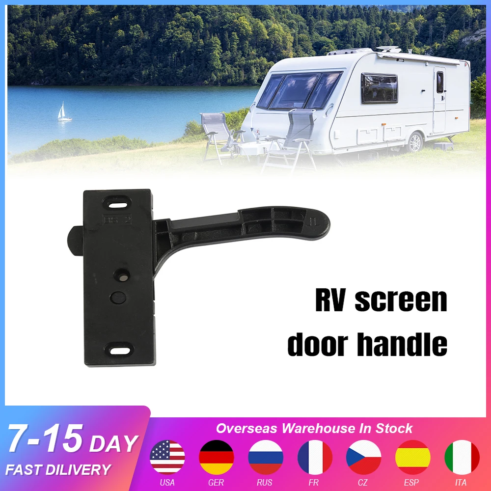 

Handle Kit RV-Screen Door Latch Zinc Alloy Right Hand Handle Kit Replacement For Camper Motorhome Travel Trailer Car Accessories