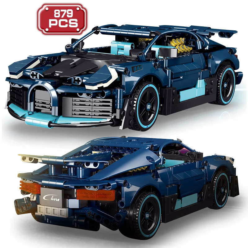 

Высокотехнологичные строительные блоки известных суперскоростных автомобилей 879 шт., знаменитые гоночные спортивные строительные блоки, м...