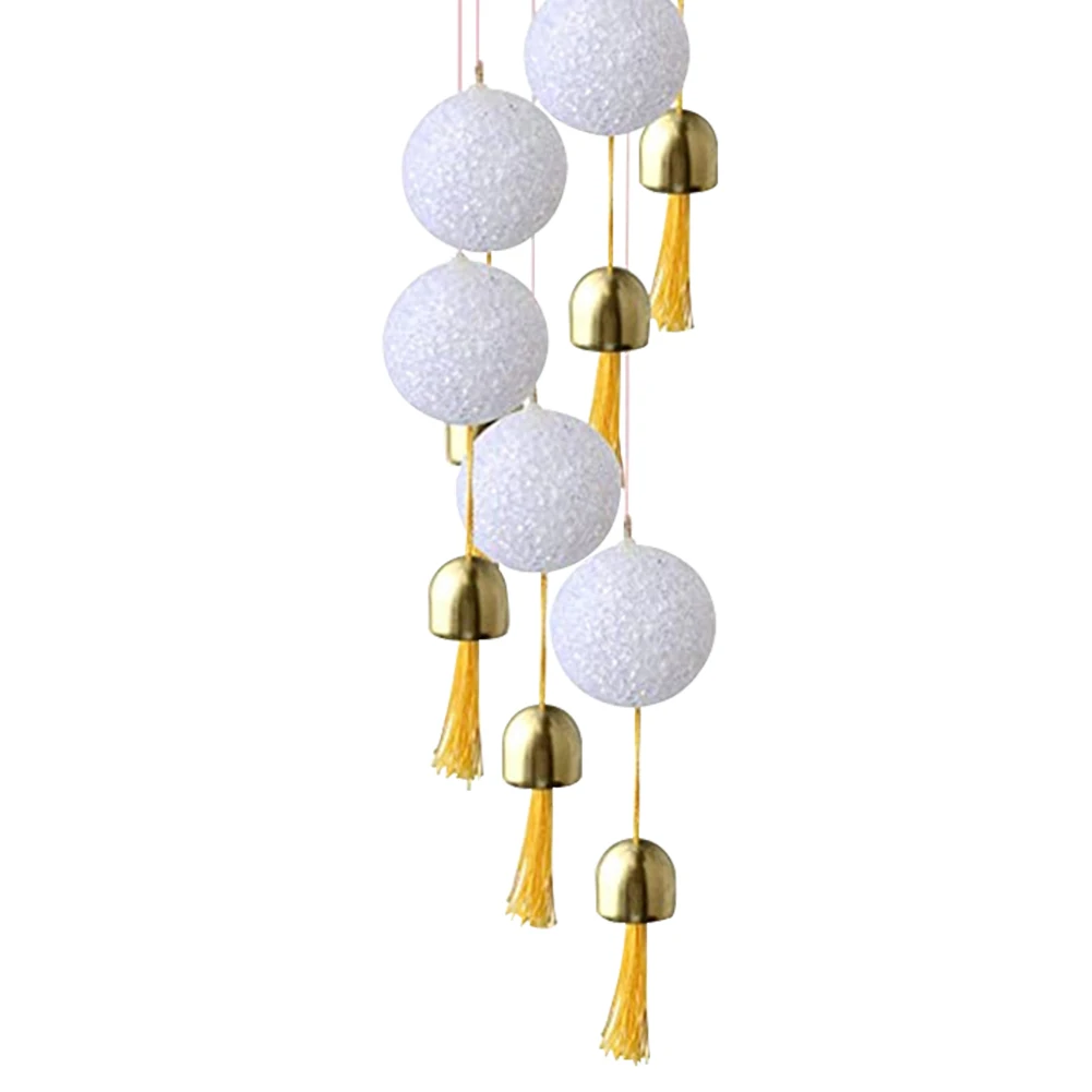 

LED Colorful Wind Chimes Solar Powered Lamp Waterproof Rainproof Outdoor Garden Hanging Decorative Windbell Ball Lights