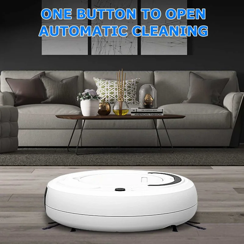 3-In-1 Automatic Robot Smart Wireless Sweeping Vacuum Cleaner Dry Wet Cleaning Machine Charging Intelligent | Дом и сад