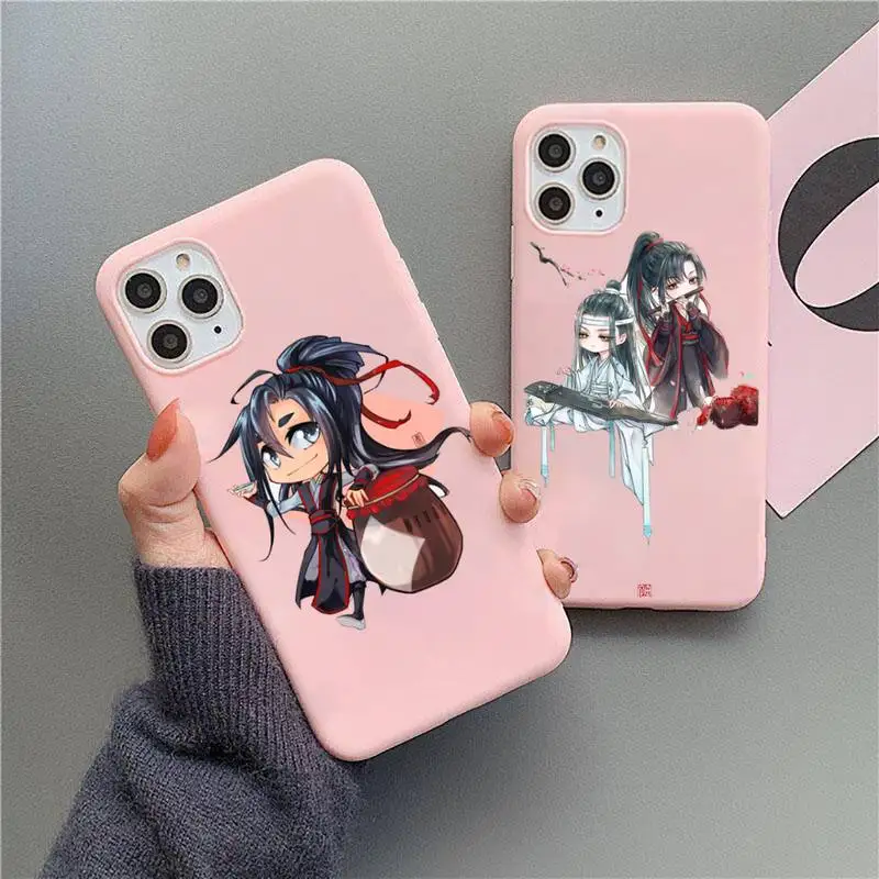 

Grandmaster Mo Dao Zu Shi MDZS Phone Case Candy Color for iPhone 11 12 mini pro XS MAX 8 7 6 6S Plus X 5S SE 2020 XR