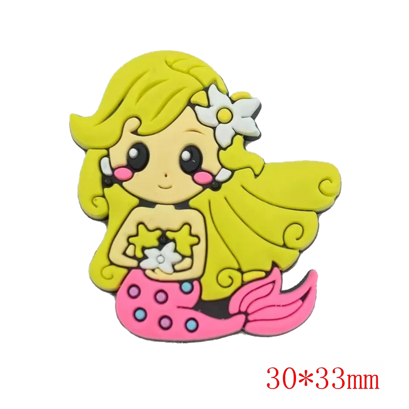 

32 Stks/Partijen Gemengde Stijl Cartoon Mermaid Hand Gedrukt Leuke Planar Hars Beeldje Ambachten Bb Clips Decoratie G85