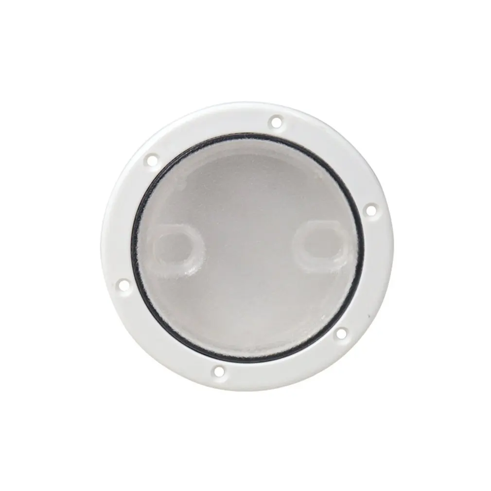 

4/6 Inch Round Access Cover Weather-Resistant Detachable Inspection Plate Boat Deck Screw Out Hatch Cover Boat Accessories