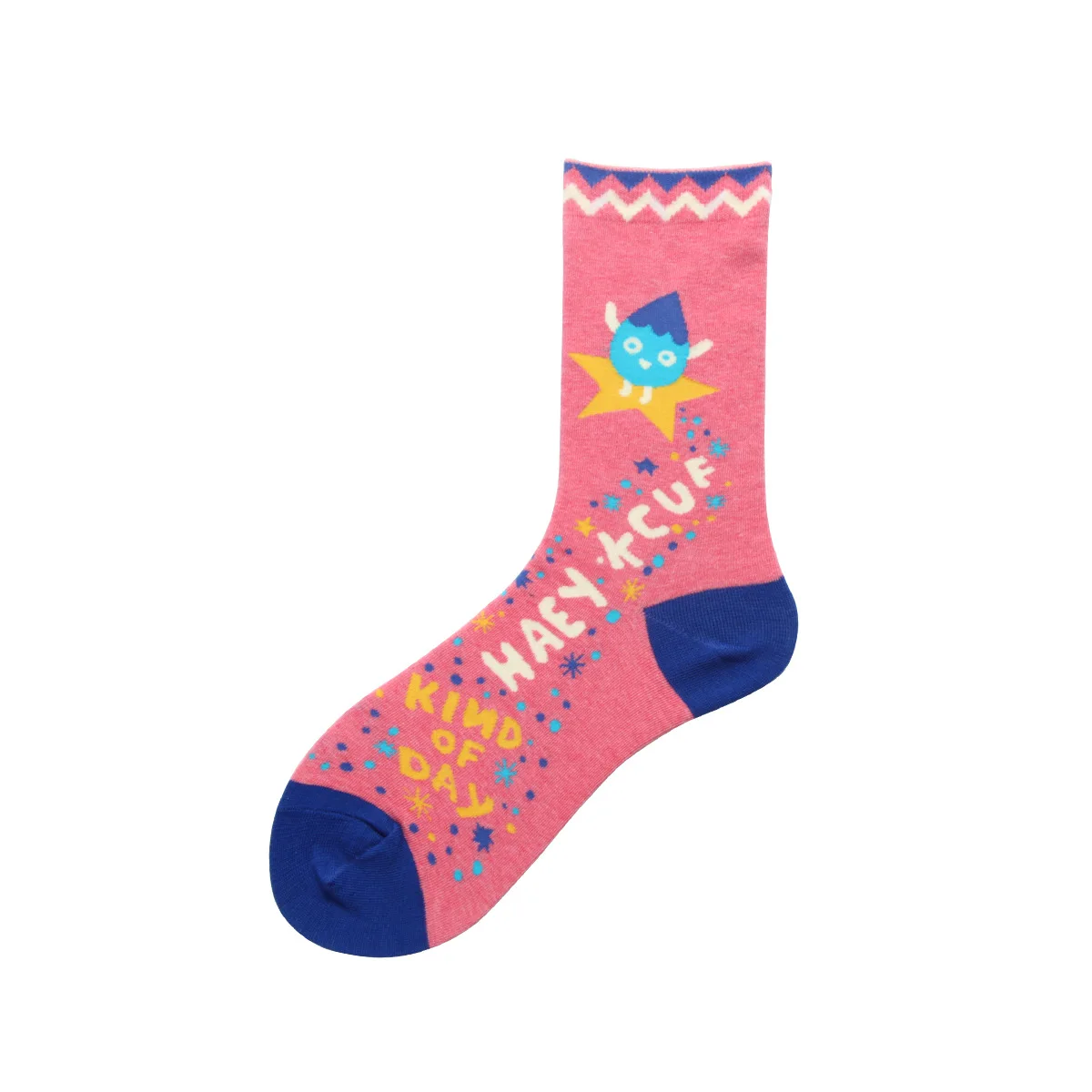 pink Jeseca, новинка года, осенне-зимние носки для женщин, милые носки с мультяшными животными, Женские винтажные уличные носки в стиле Харадзюку, рождественские носки - Цвет: pink