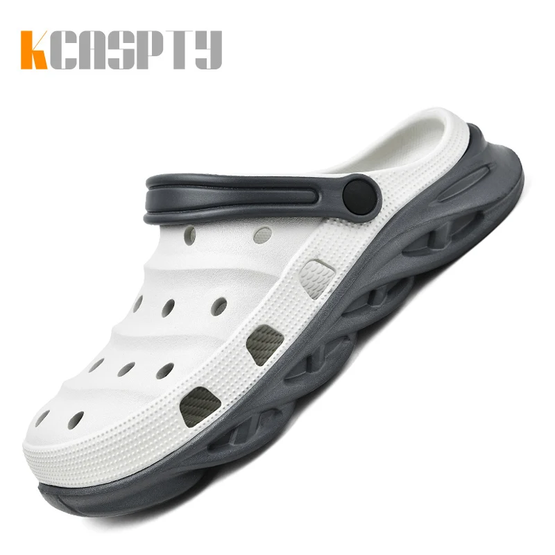 

Beach Shoes Summer Men Slippers Sandals Massage Clogs Outdoor Garden Shoes Men Pool Sandals Bathroom Slides Mules Beach Slippers