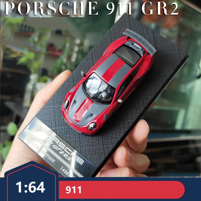 

Модель спортивного автомобиля Порше GT2 RS из сплава, 1:64, статическое украшение автомобиля