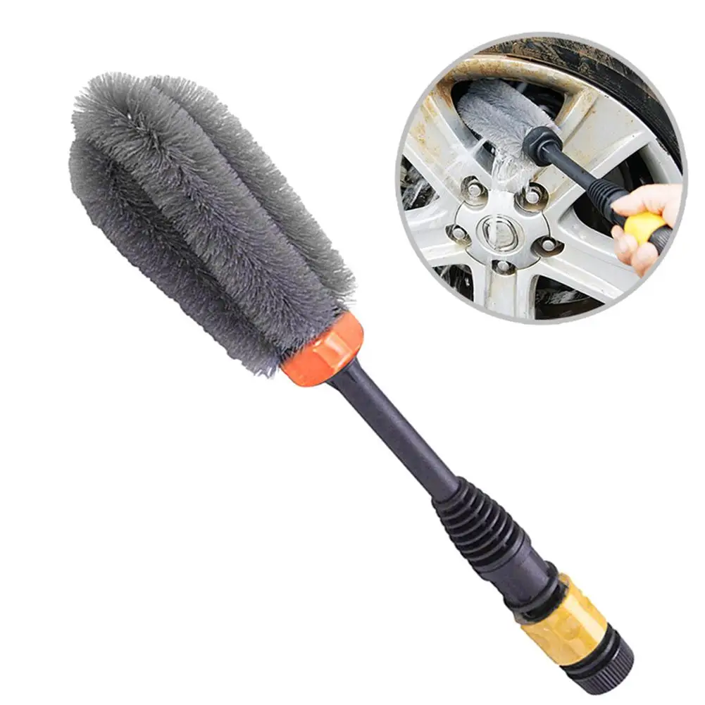Щетка для мытья автомобильной ручки инструменты очистки с водным приводом