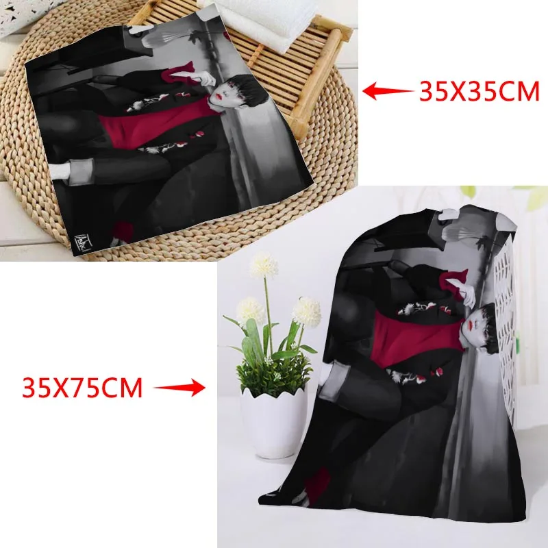 Hot Custom B.A.P полотенце для лица с рисунком ткань из микрофибры квадратный размер 35x35