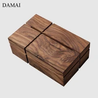 black walnut wood tissue boxes creative household living room coffee table paper towel holder home decoration modern ornaments