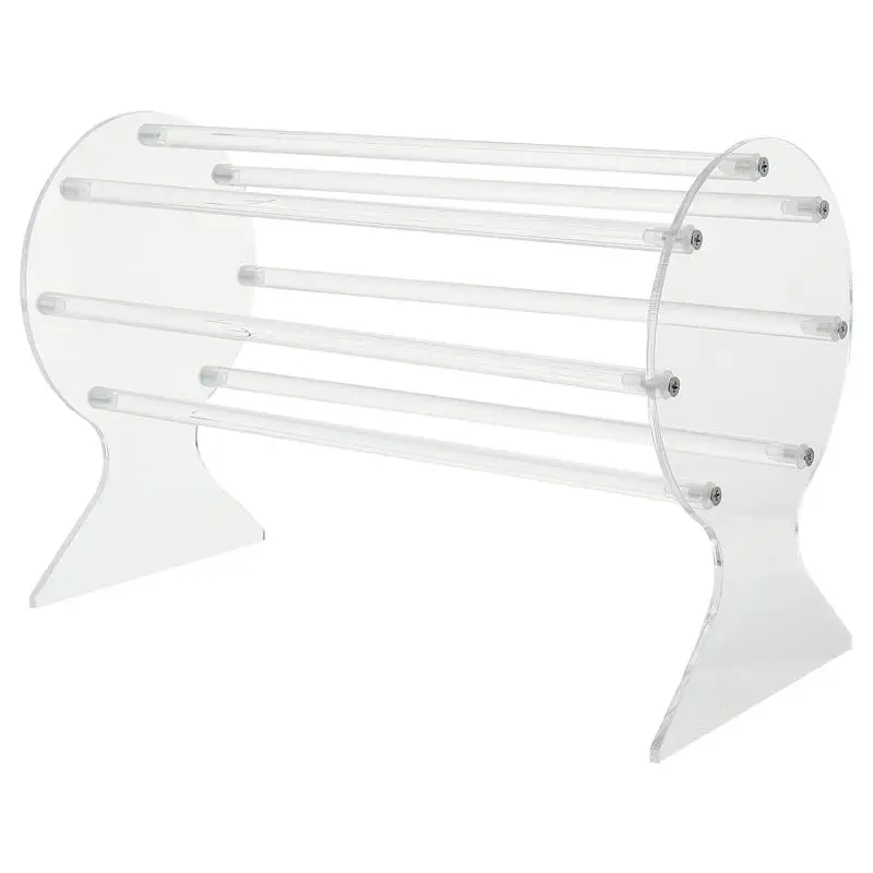 

1Pc Scrunchie Holder Transparent Acrylic Acrylic Hair Hoop Showing Shelf Hair Ties Organizer Display Stand Scrunchy Display Rack