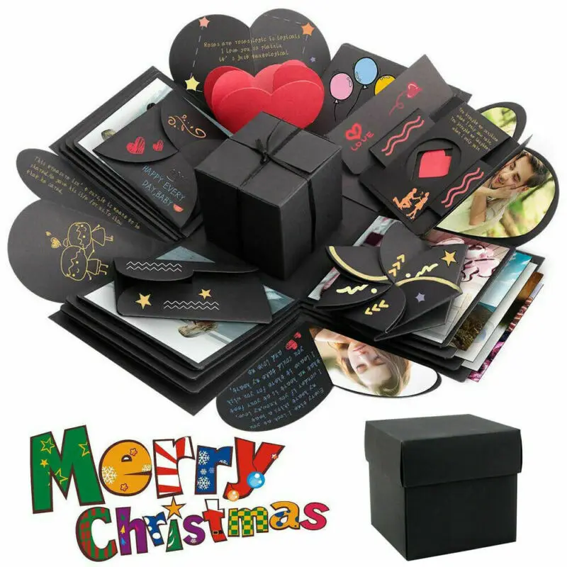 Взрывобезопасная коробка для скрапбукинга DIY Фотоальбом на годовщину креативная