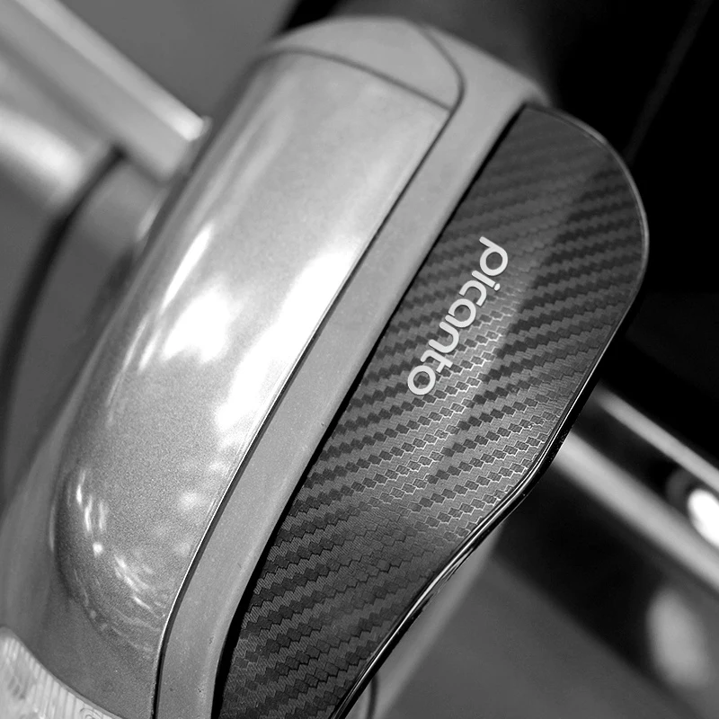 Car Side Rear View Mirror Rain Eyebrow Visor Shield Shade Cover for KIA Picanto 2017 2018 2019 Accessories | Автомобили и