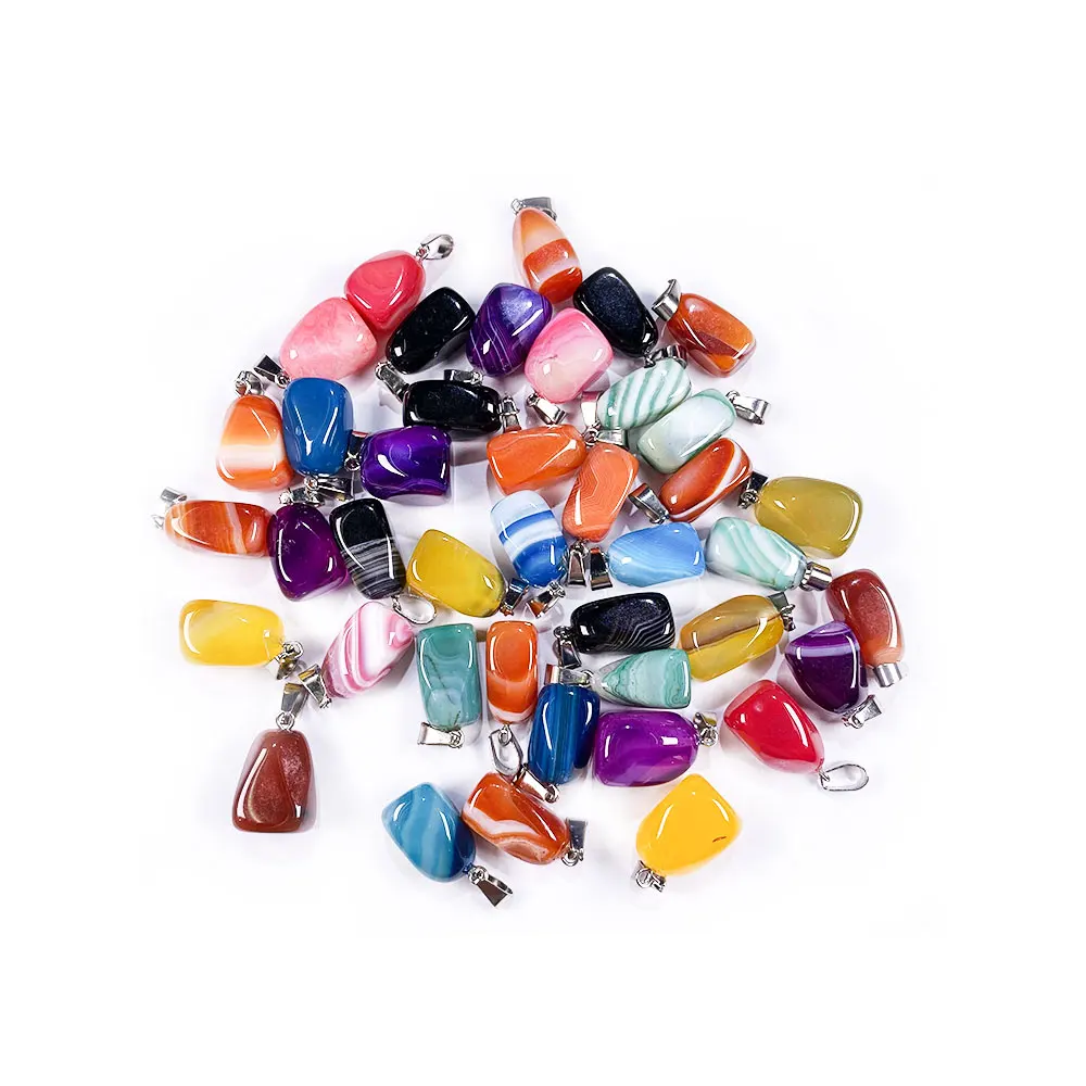 

Natural Stone Irregular Pendant Charms For Jewelry DIY Making Neckalce Accessories Fashion Charm Pendants Wholesale