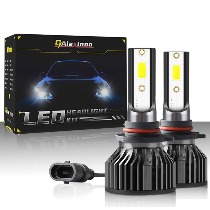 Купи Galaxinno 9005 Led Headlight 12V Car Light 12000LM Automobile Fog Lamp 48W HB3 High Low Beam Focuse Bulbs 2Pcs Long Service Life за 3,888 рублей в магазине AliExpress