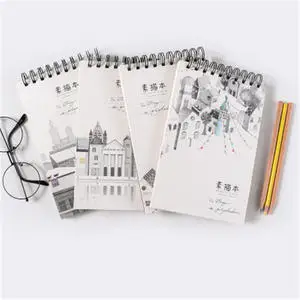 Спиральная книжка А5 в рулоне блокнот для скетчей журнал дневник подходит