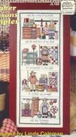 11141618222528ct choose color counted cross stitch kit shaker seasons sampler four season worker cleaner man woman