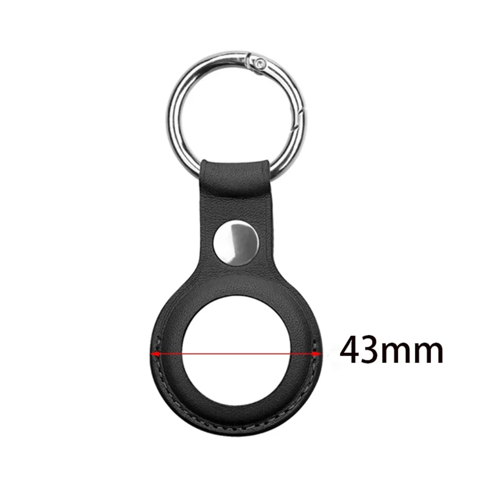 2021 new High quality Leather Case For Apple Airtags Protective cover Locator Tracker Anti-lost Device Keychain Protect Sleeve
