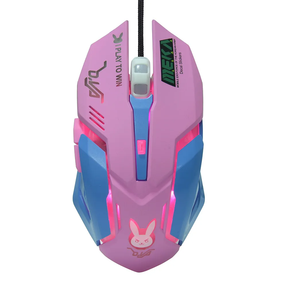 

EPULA Mouse USB Wired Gaming Mouse 3200DPI LED Optical Professional Pro Mouse Gamer Computer Mice for PC Laptop Games Mice