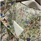 Женское платье-трапеция до середины икры, с V-образным вырезом и рукавом три четверти