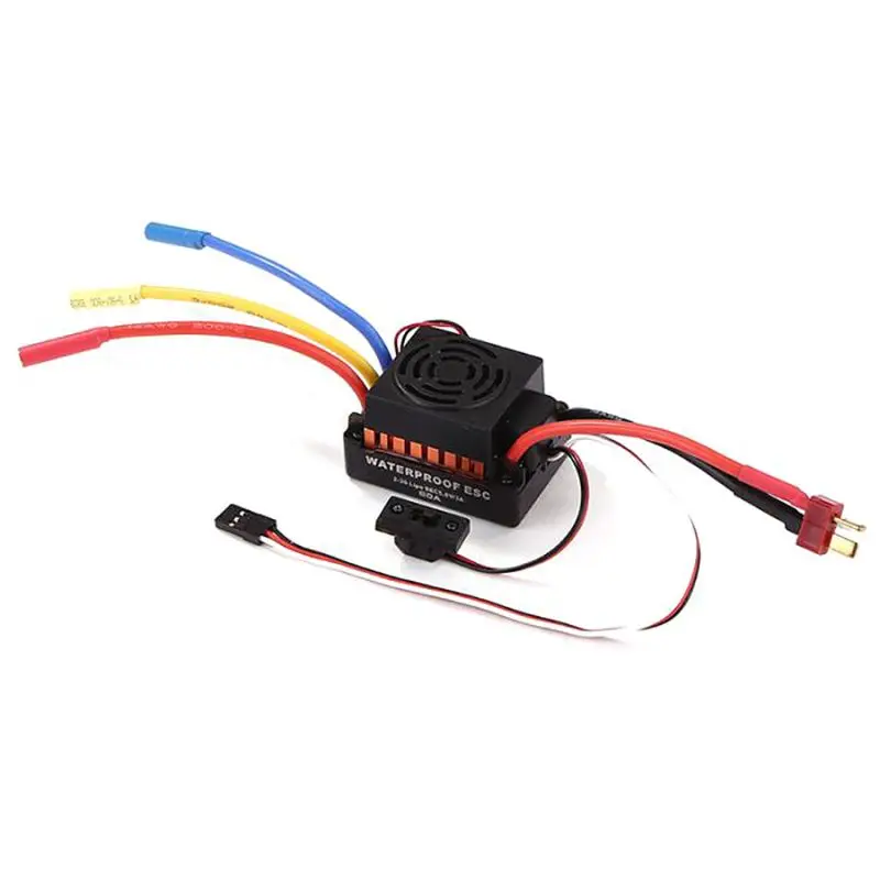 9T 4370 кв бесщеточный двигатель водонепроницаемый 60A набор ESC для 1:10 RC Автомобиль