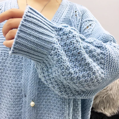 

Autumn And Winter Korean Cardigan Womens Loose Casual Sweaters Knit For Women Sweater Woman Clothes