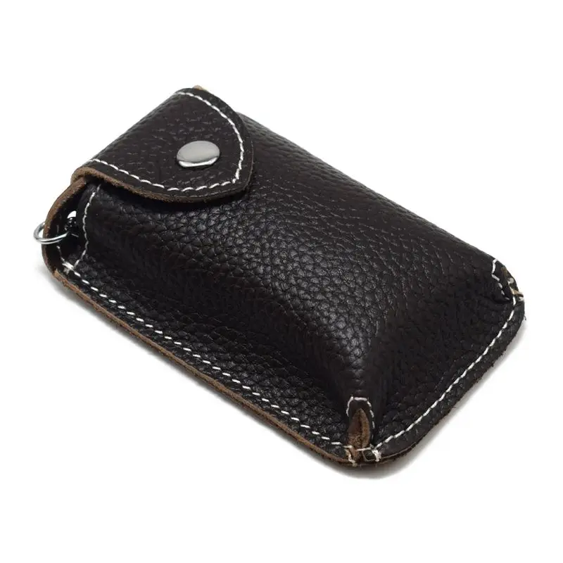 

Women Men Leather Car Keychain Card Holder Wallet Case Key Organizer Bag keyring