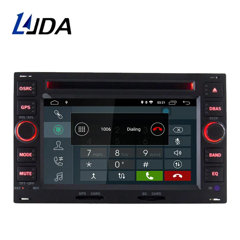 Автомобильный DVD плеер LJDA 2 Din Android 10 0 для Volkswagen PASSAT B5 MK5 телефона гольфа 1080P радио GPS