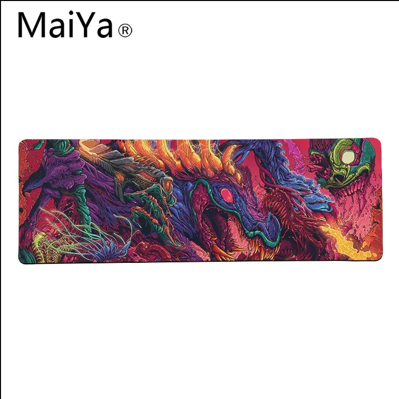 Maiya Top Quality CS GO Hyper Beast DIY Design Pattern Game mousepad Free Shipping Large Mouse Pad Keyboards Mat | Компьютеры и офис