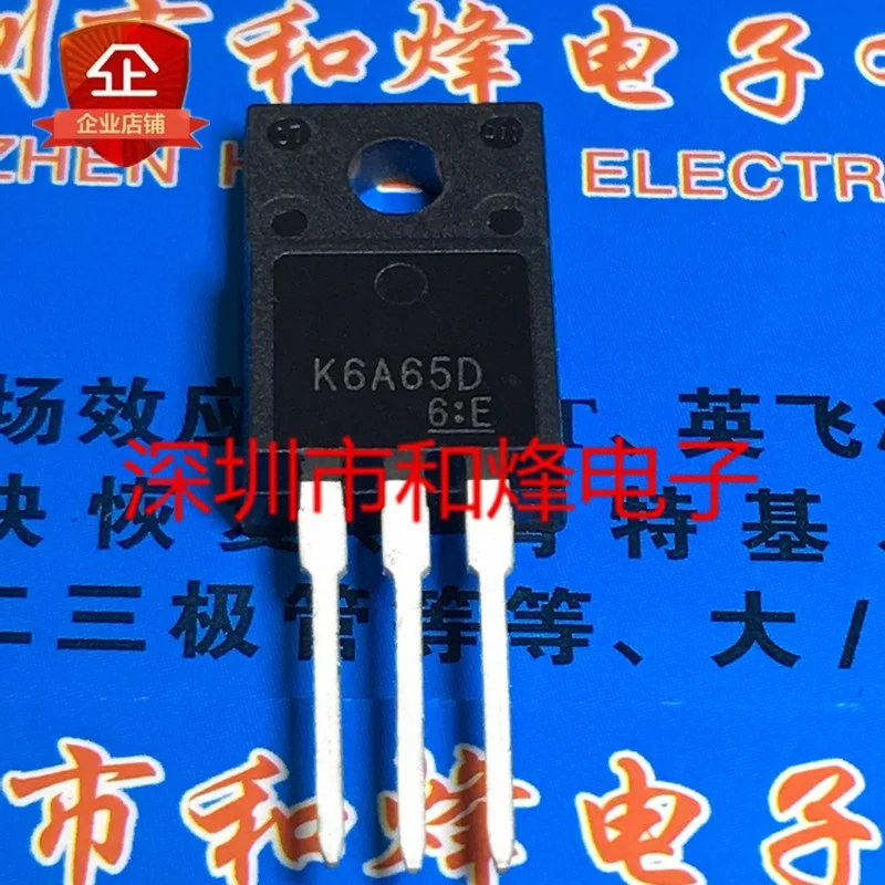 

6 шт./лот K6A65D TK6A65D TO-220F 650V 6A в наличии