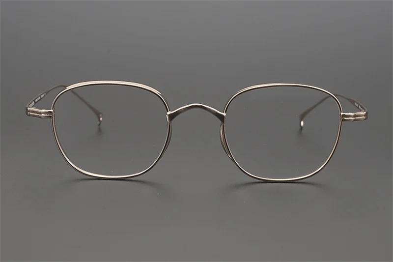 Очки мужские прямоугольные титановые с полным ободком KMN114 | Аксессуары для