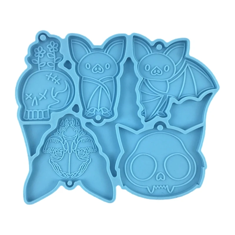 

Bat Animal Series Keychain Earrings Epoxy Resin Mold DIY Crafts Dangle Jewelry Necklace Pendant Casting Silicone Mould