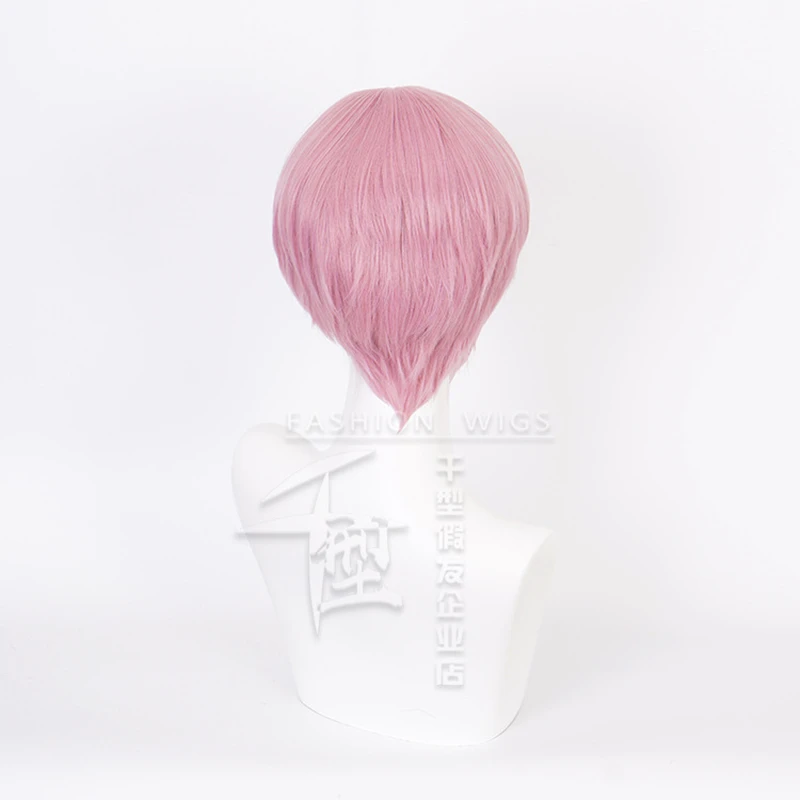 Парик для косплея ичика Накано из аниме квинтуплет розовых коротких