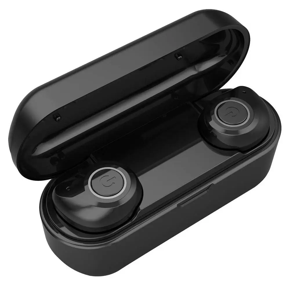 Размер Беспроводной наушники вкладыши TWS Bluetooth 5 0 с зарядный чехол