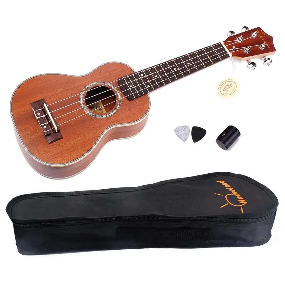 

21inch Ukulele Mahogany Wood Ukulele Hawaiian Small Guitar Tuning Pegs Sting Instrument 4 String Mini Guitarra