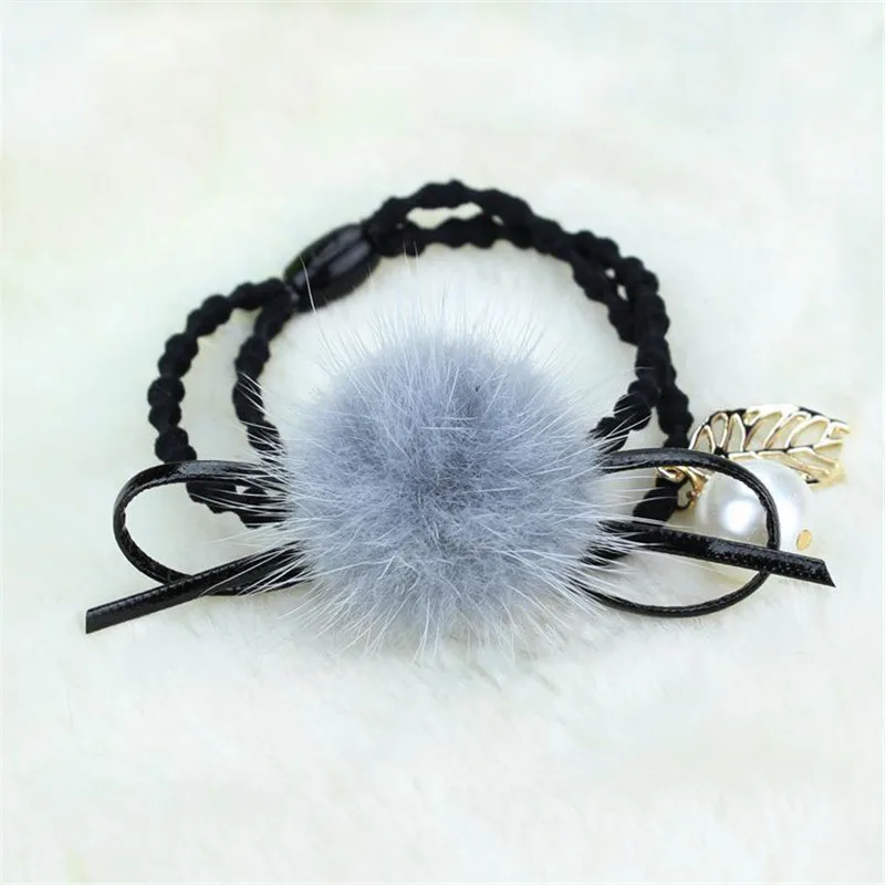 Женский головной убор аксессуары для волос из натурального меха норки круглая