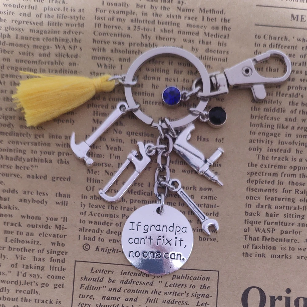 Брелок для ключей инструменты обслуживания молоток топор гаечный ключ