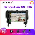 Автомагнитола для Toyota Camry 7, xv50, 55, 2015, 2016, 2017, Android 10, мультимедийный видеоплеер, GPS-навигация, RDS, 2 Din, стерео, DVD