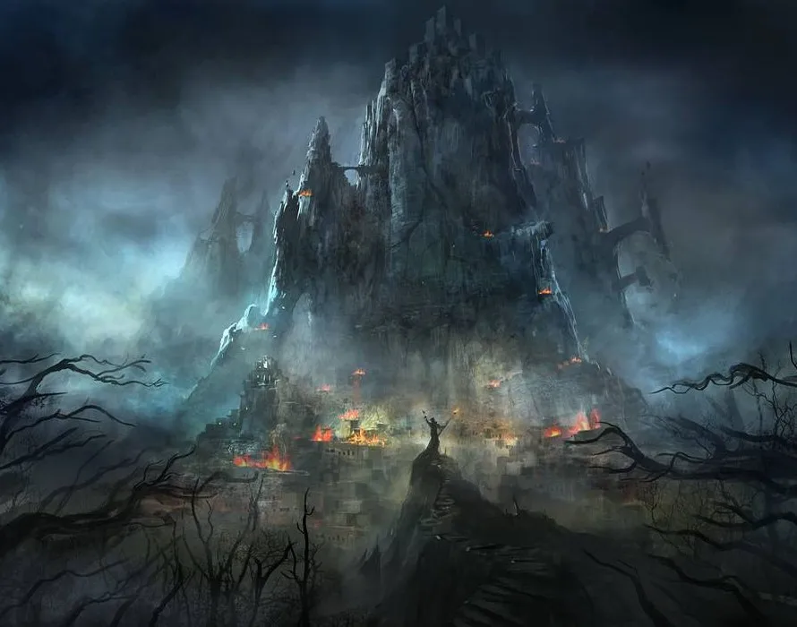 JMINE Div 5D Dark Castle Full Diamond Painting cross stitch kits art High Quality Scenic 3D paint by diamonds